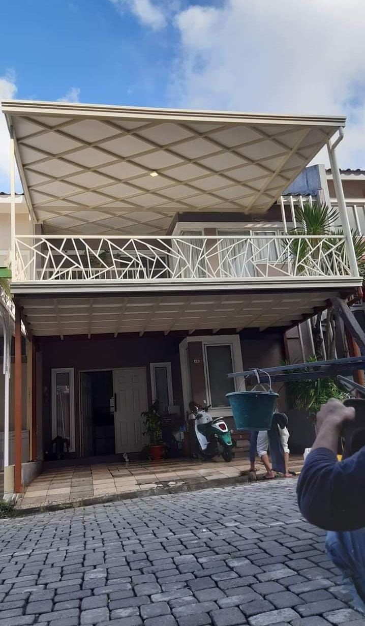 Pembuatan Kanopi mezanine Besi